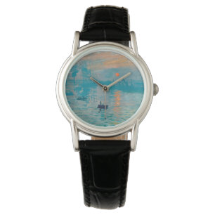 Reloj De Pulsera CLAUDE MONET - impresión, salida del sol 1872