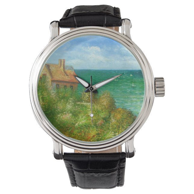 Reloj De Pulsera Claude Monet: La Cabaña De Pescadores En Varengevi (Anverso)