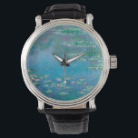 Reloj De Pulsera Claude Monet. Lilies de agua. Impresionismo francé<br><div class="desc">Claude Monet "Water Lilies" vigila.</div>
