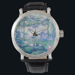 Reloj De Pulsera CLAUDE MONET - LÍNEAS de agua<br><div class="desc">CLAUDE MONET - Niveles de agua Aceite sobre lienzo; reproducción</div>