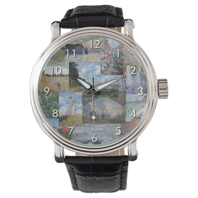 Reloj De Pulsera Claude Monet - Patchwork (Anverso)