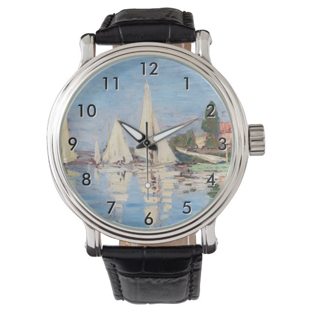 Reloj De Pulsera Claude Monet - Regattas en Argenteuil (Anverso)