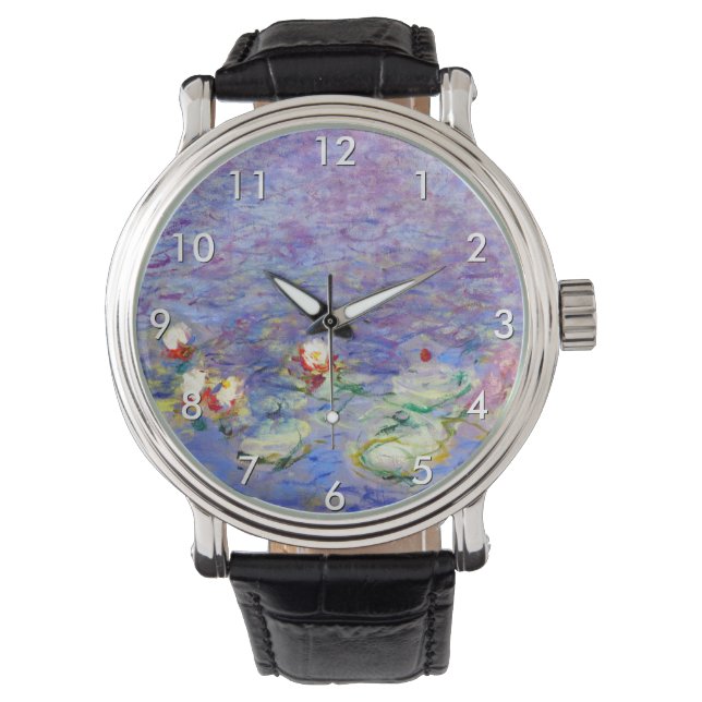 Reloj De Pulsera Claude Monet - Water Lilies (Anverso)