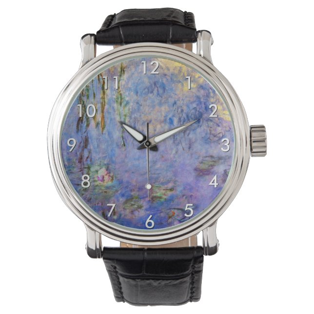 Reloj De Pulsera Claude Monet - Water Lilies (Anverso)