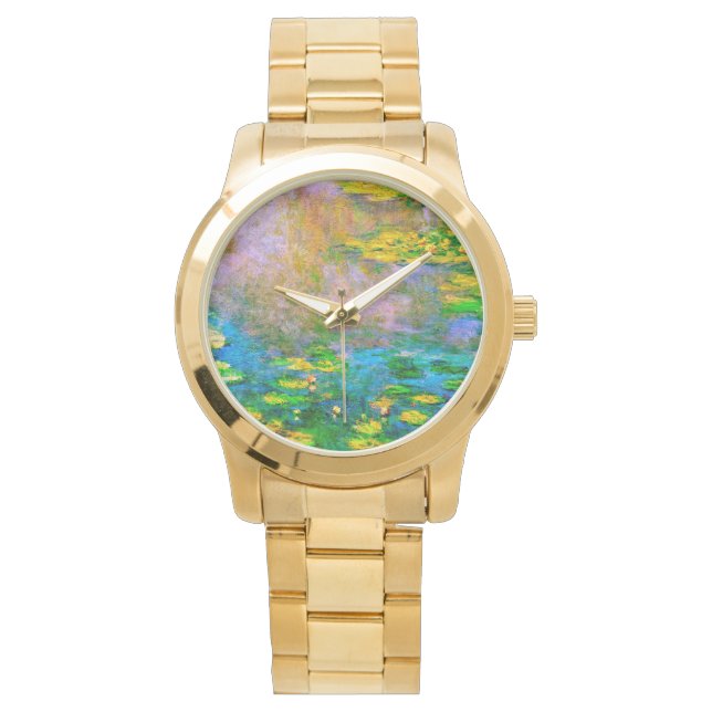 Reloj De Pulsera Claude Monet Water Lilies Watch (Anverso)