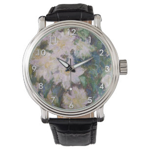 Reloj De Pulsera Claude Monet - White Clematis