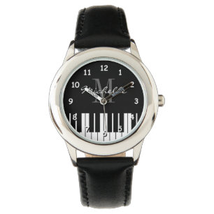 Reloj De Pulsera Claves de piano de gran tamaño que los niños ven c