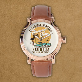 Reloj De Pulsera ClearWater Beach Florida Summer Time