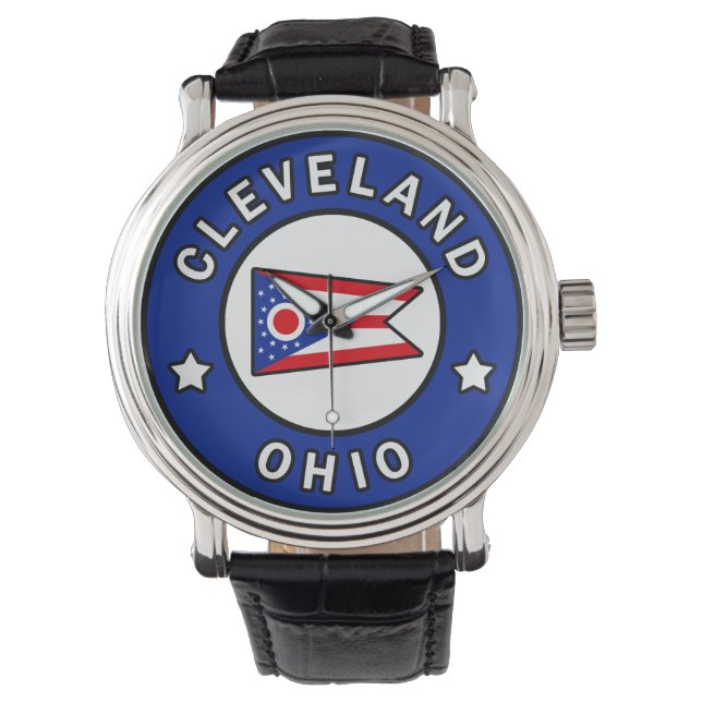 Reloj De Pulsera Cleveland Ohio (Anverso)