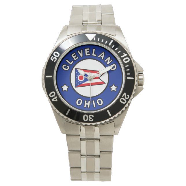 Reloj De Pulsera Cleveland Ohio (Anverso)