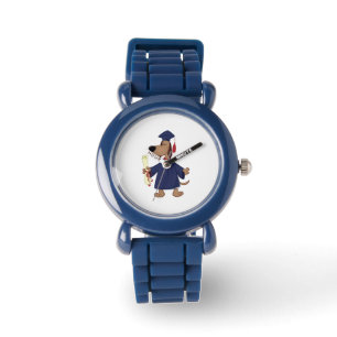 Reloj De Pulsera Clíparte de perros graduados
