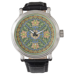Reloj De Pulsera Cloisonne China Patter Asia Oriental