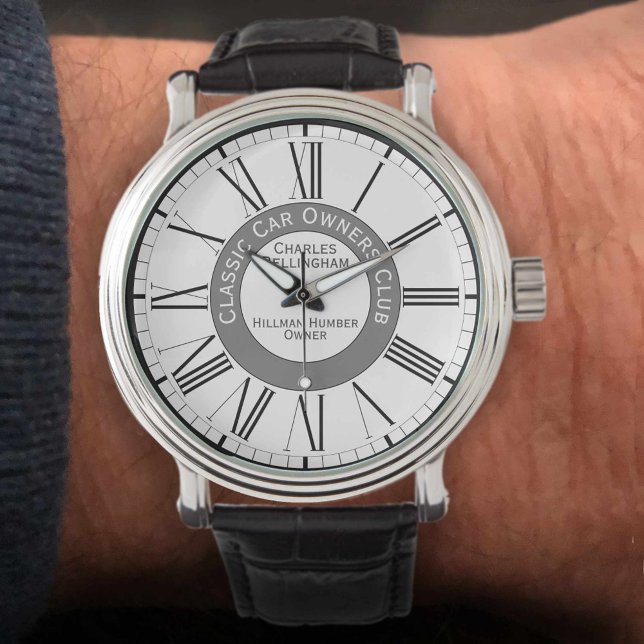 Reloj De Pulsera Club de Dueños de Coches Clásico (Subido por el creador)