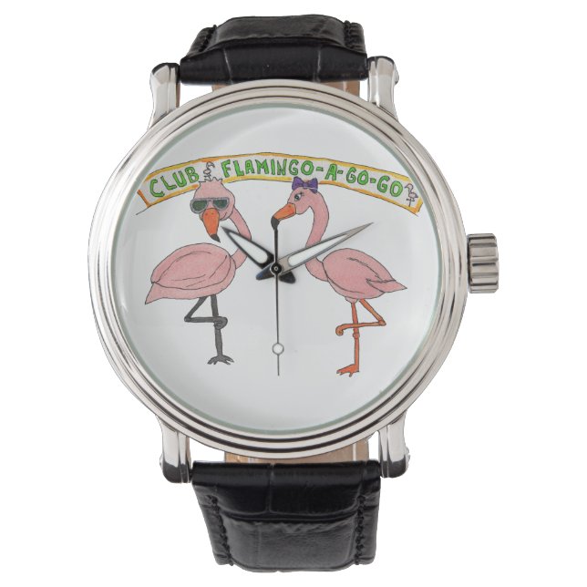 Reloj De Pulsera Club Flamingo a Go-Go (Anverso)
