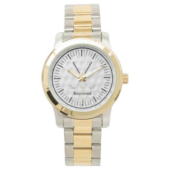 Reloj De Pulsera Clubes de golf y bolas (Anverso)