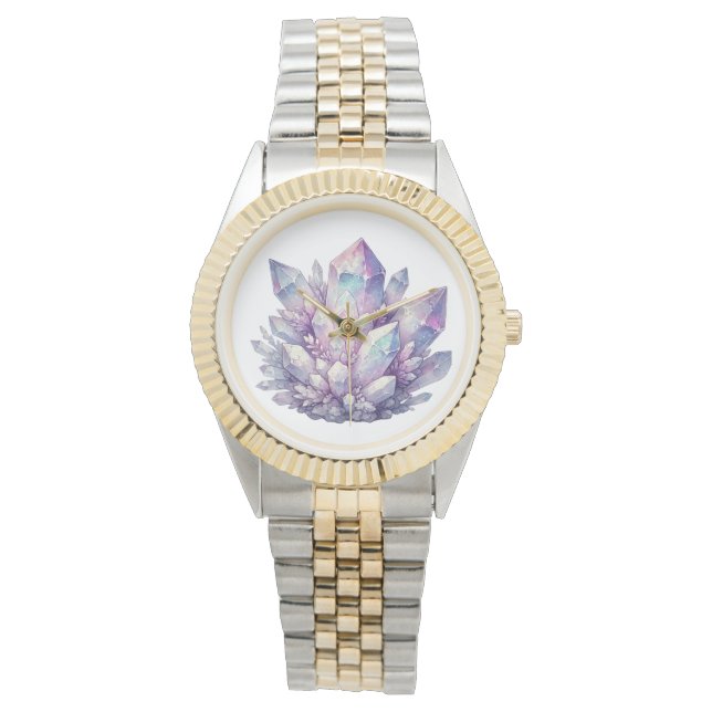 Reloj De Pulsera Cluster de Cuartz de Pastel (Anverso)