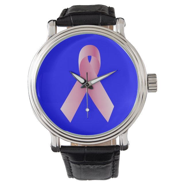 Reloj De Pulsera Coaches para una campaña de cinta rosa_causa_azul (Anverso)