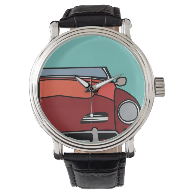 Reloj De Pulsera Coche Antiguo Clásico Vintage (Anverso)