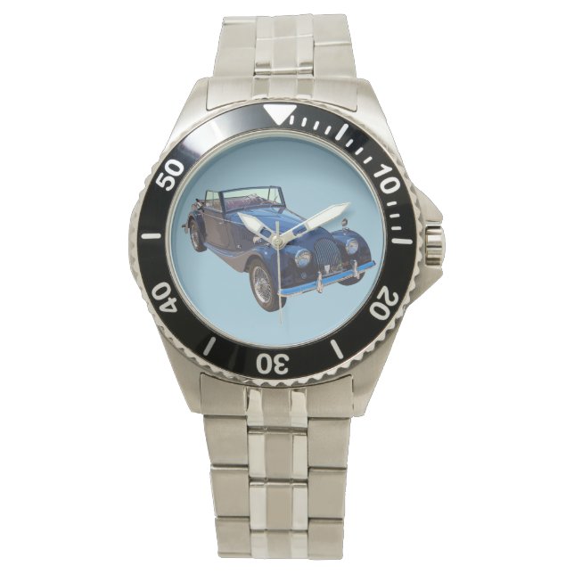 Reloj De Pulsera Coche deportivo convertible Morgan Plus 4 de 1964 (Anverso)