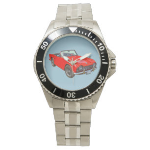 Reloj De Pulsera Coche deportivo convertible Red Triumph Tr4
