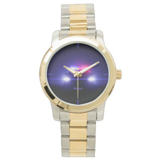Reloj De Pulsera Coche policial con vigilancia de luces completas