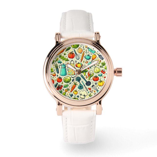 Reloj De Pulsera Cocina de frutas. (Anverso)