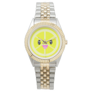 Reloj De Pulsera Cocitos kawaii limón cítrico fruta limonada comi