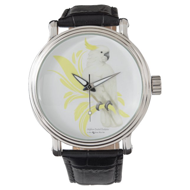 Reloj De Pulsera Cockatoo con crema de azufre (Anverso)
