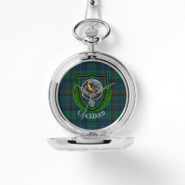 Reloj De Pulsera Cockburn Scottish Clan Tartan & Crest