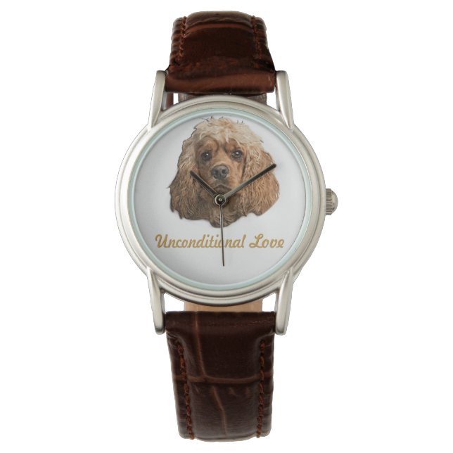 Reloj De Pulsera Cocker spaniel (Anverso)
