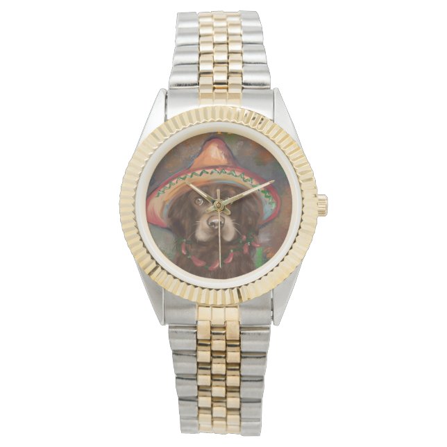 Reloj De Pulsera Cocker Spaniel Americano (Anverso)