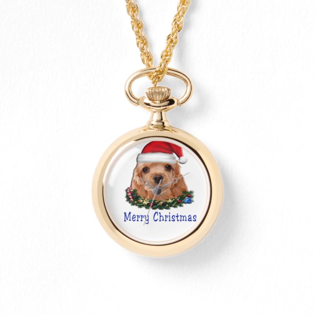 Reloj De Pulsera Cocker Spaniels (Anverso)