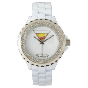 Reloj De Pulsera Cocktails Watch de Manhattan Cocktail Glass