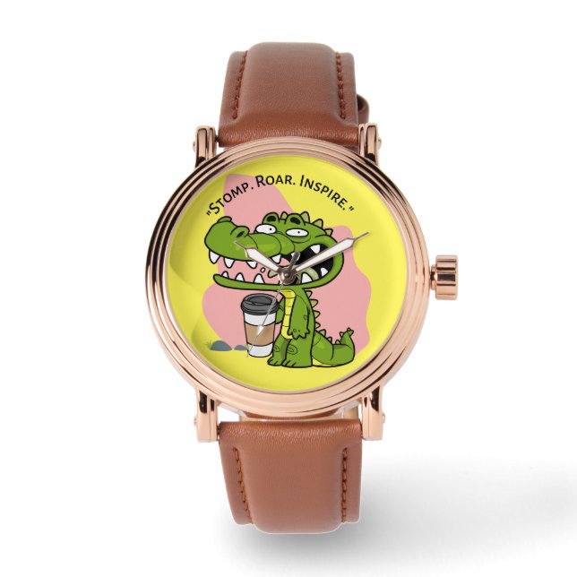 Reloj De Pulsera cocodrilo (Anverso)