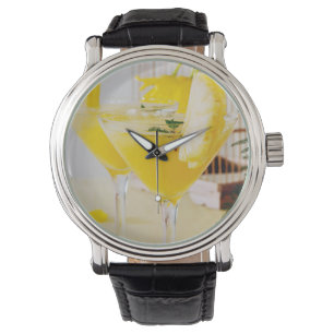 Reloj De Pulsera Cóctel de Fresca de piña y jengibre