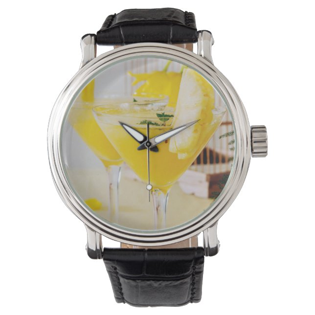 Reloj De Pulsera Cóctel de Fresca de piña y jengibre (Anverso)