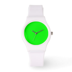 Reloj De Pulsera Código hexagonal verde neón 00FF00