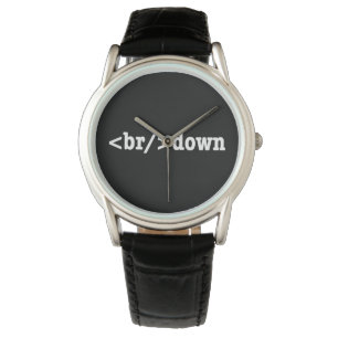 Reloj De Pulsera código HTML de descomposición