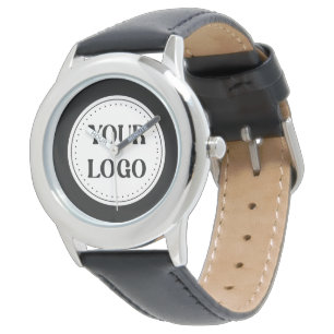 Reloj De Pulsera Código QR negro elegante y elegante
