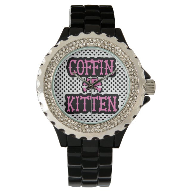 Reloj De Pulsera Coffin Kitten Watch (Anverso)