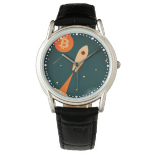 Reloj De Pulsera Cohete Bitcoin