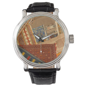 Reloj De Pulsera Colage de Alfombra Primer Plano