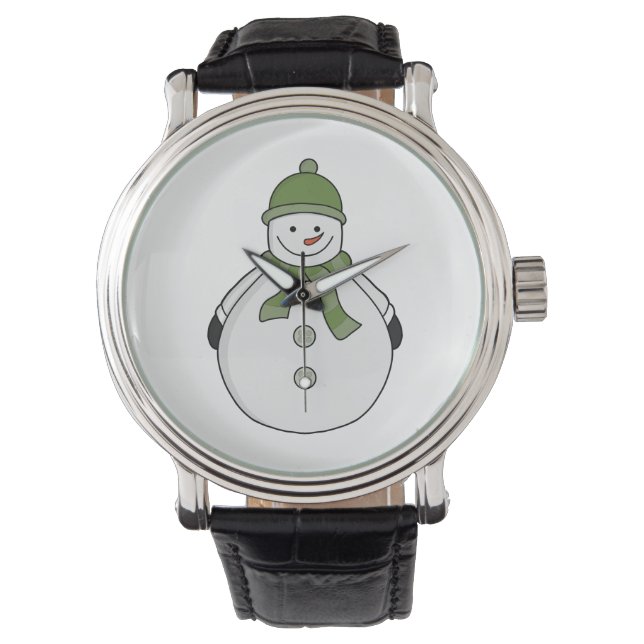 Reloj De Pulsera Cold snowman (Anverso)