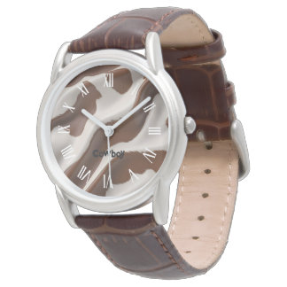 Reloj De Pulsera Colección de cuero de vaca falso elegante de lujo
