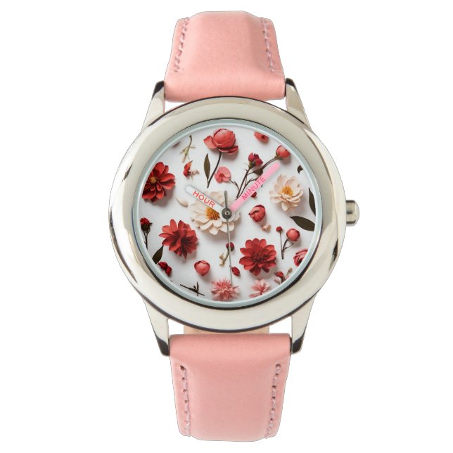 Reloj De Pulsera Colección de flores de primavera (Anverso)