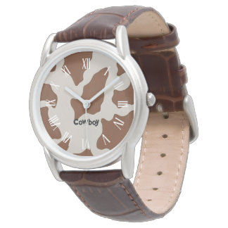 Reloj De Pulsera Colección de moda de cuero de vaca falso elegante