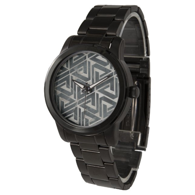 Reloj De Pulsera Colección de mosaicos neutrales - geométrica (Angular)