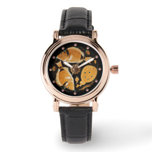 RELOJ DE PULSERA COLECCIÓN DE POMPEII/PESCADOS, OCÉANO - ESCENA DE