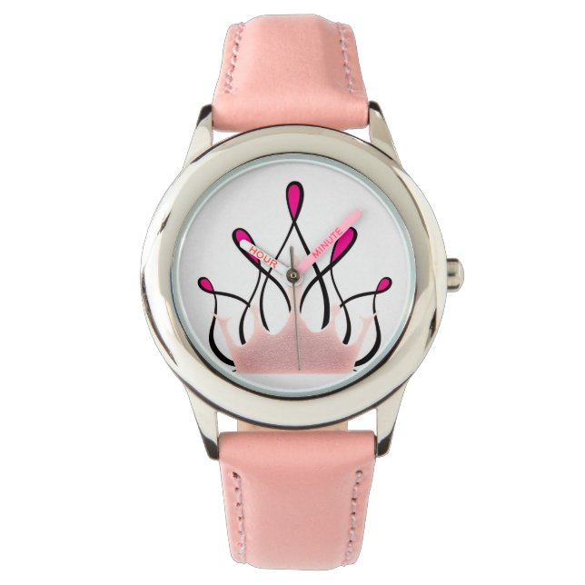 Reloj De Pulsera COLECCIÓN DE TMH - Vigilancia de cinta rosada Boni (Anverso)