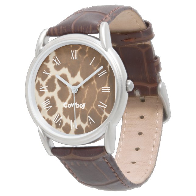 Reloj De Pulsera Colección elegante de cuero falso de vaca de moda (Angular)